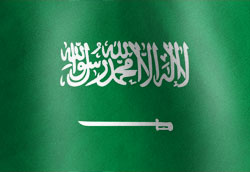 Saudi Arabia National Flag Graphic